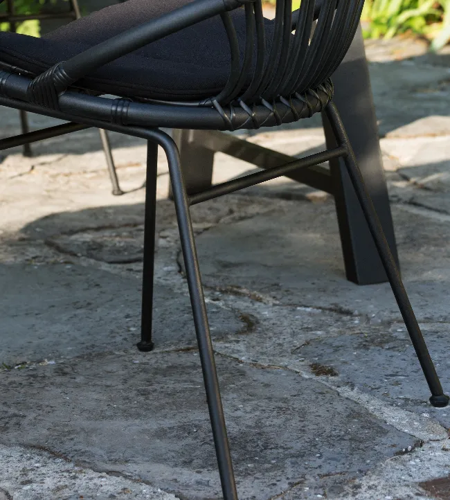 Roxanne Dining Chair in Black by Vincent Sheppard
