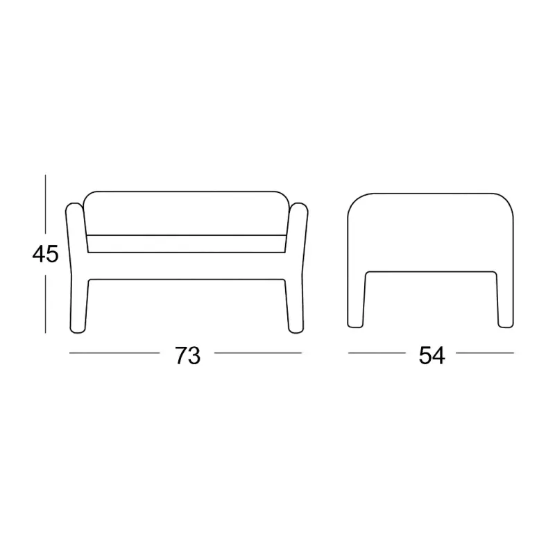 Vincent Sheppard Riviera Footrest Dimensions