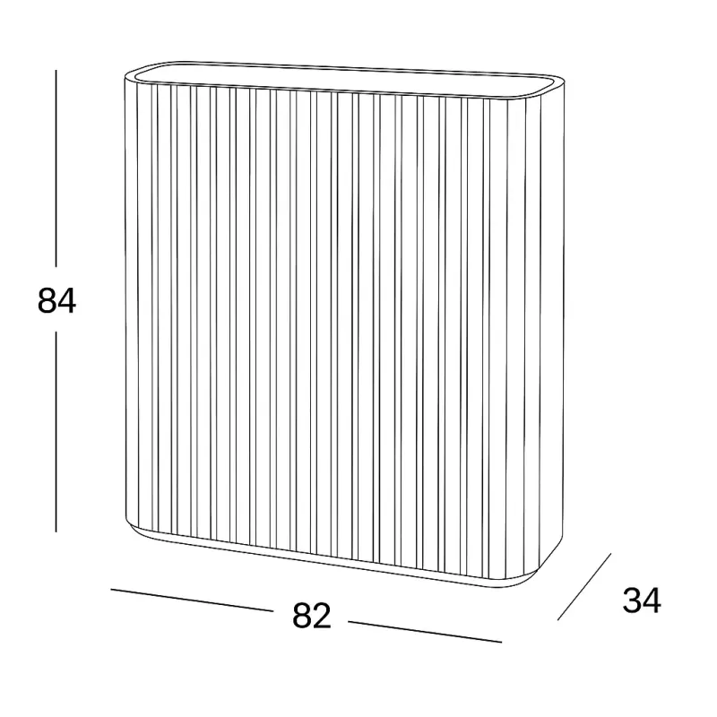 Cotswold Teak Avoca Divider Planter Dimensions