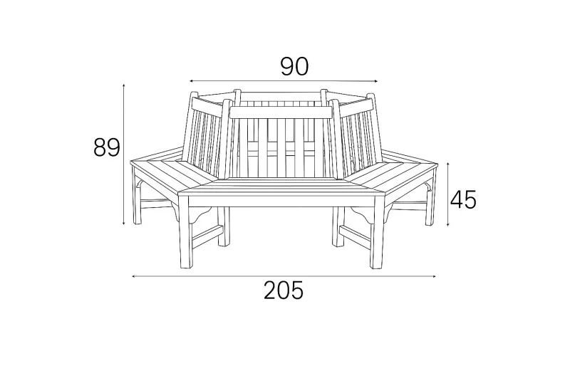 cotswold-teak-around-the-tree-dimensions