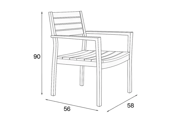 barlow-tyrie-horizon-armchair-dimensions