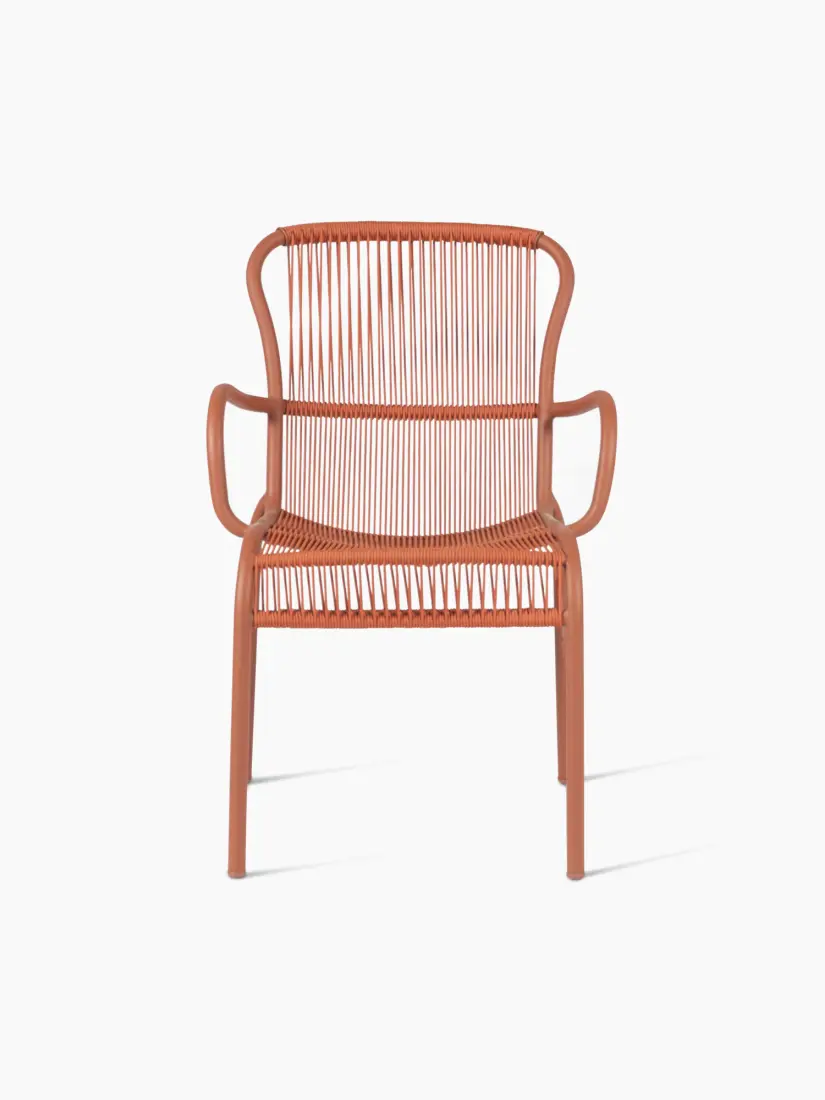 vincent-sheppard-loop-dining-chair-terracotta-front-f9
