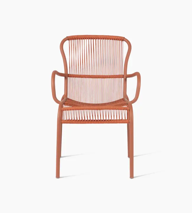 vincent-sheppard-loop-dining-chair-terracotta-front-f9