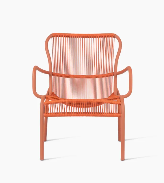 vincent-sheppard-loop-lounge-chair-terracotta-front-f9