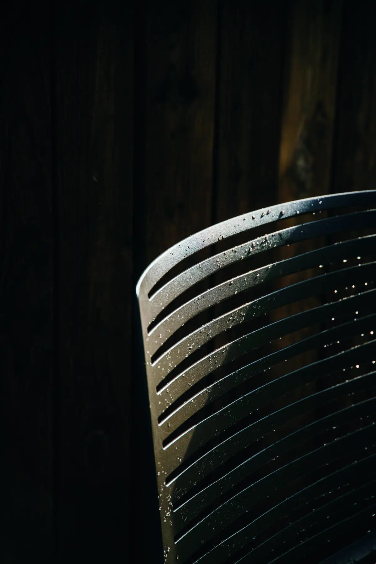 FAST Zebra Side Chair in Black Painted Aluminium