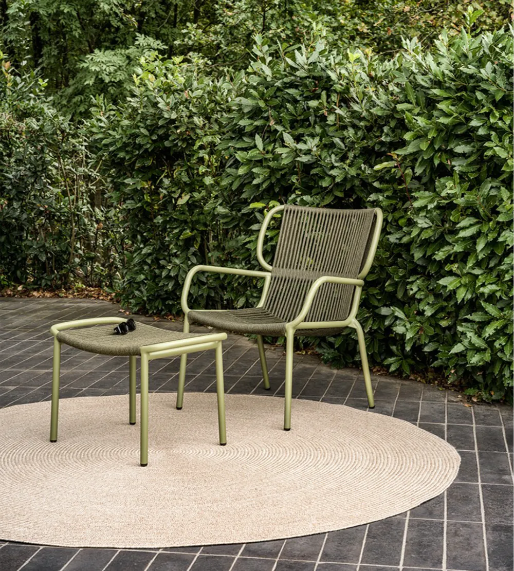 vincent-sheppard-ribbonloungechairmoss-ribbonfootrestmoss