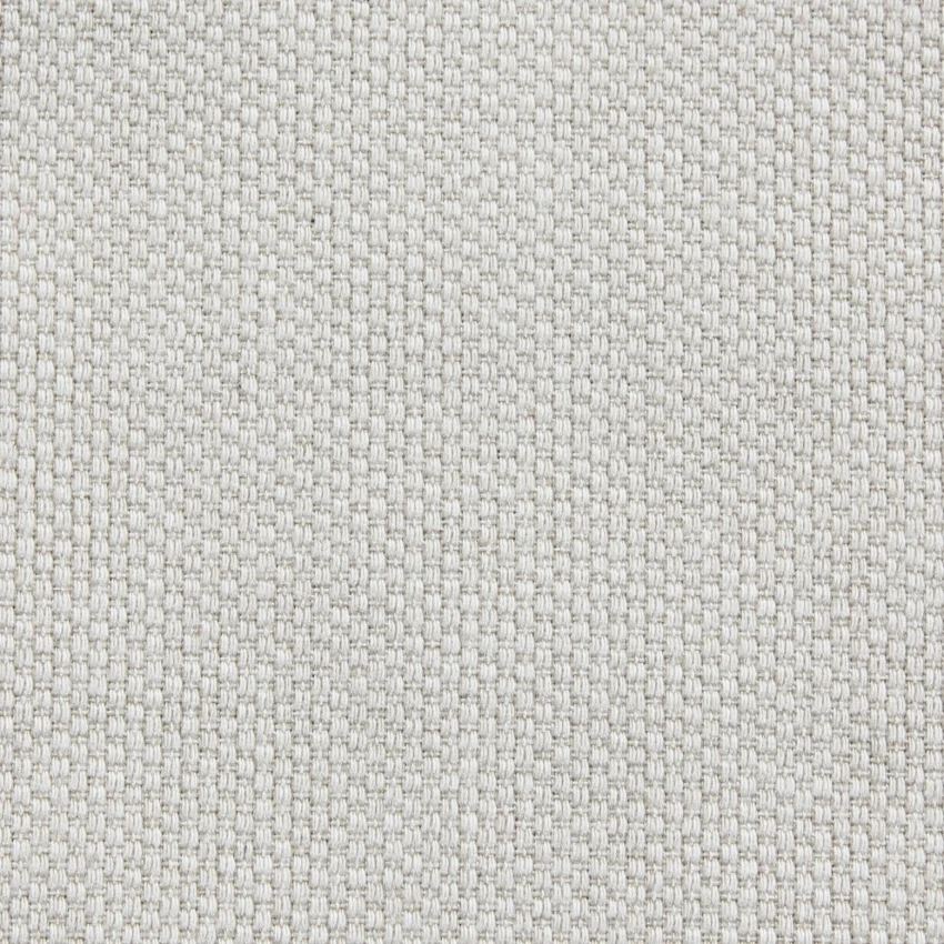 Geneva Moon White – Light beige woven fabric with a uniform, grid-like basketweave pattern.