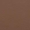 Close-up of chestnut faux leather swatch for the Titus chair by Vincent Sheppard, featuring a warm brown tone with fine grain and a soft, textured surface.