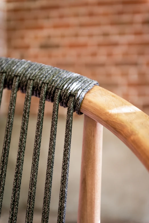 Detail of the Frida Lounge Chair in Anthracite by Vincent Sheppard